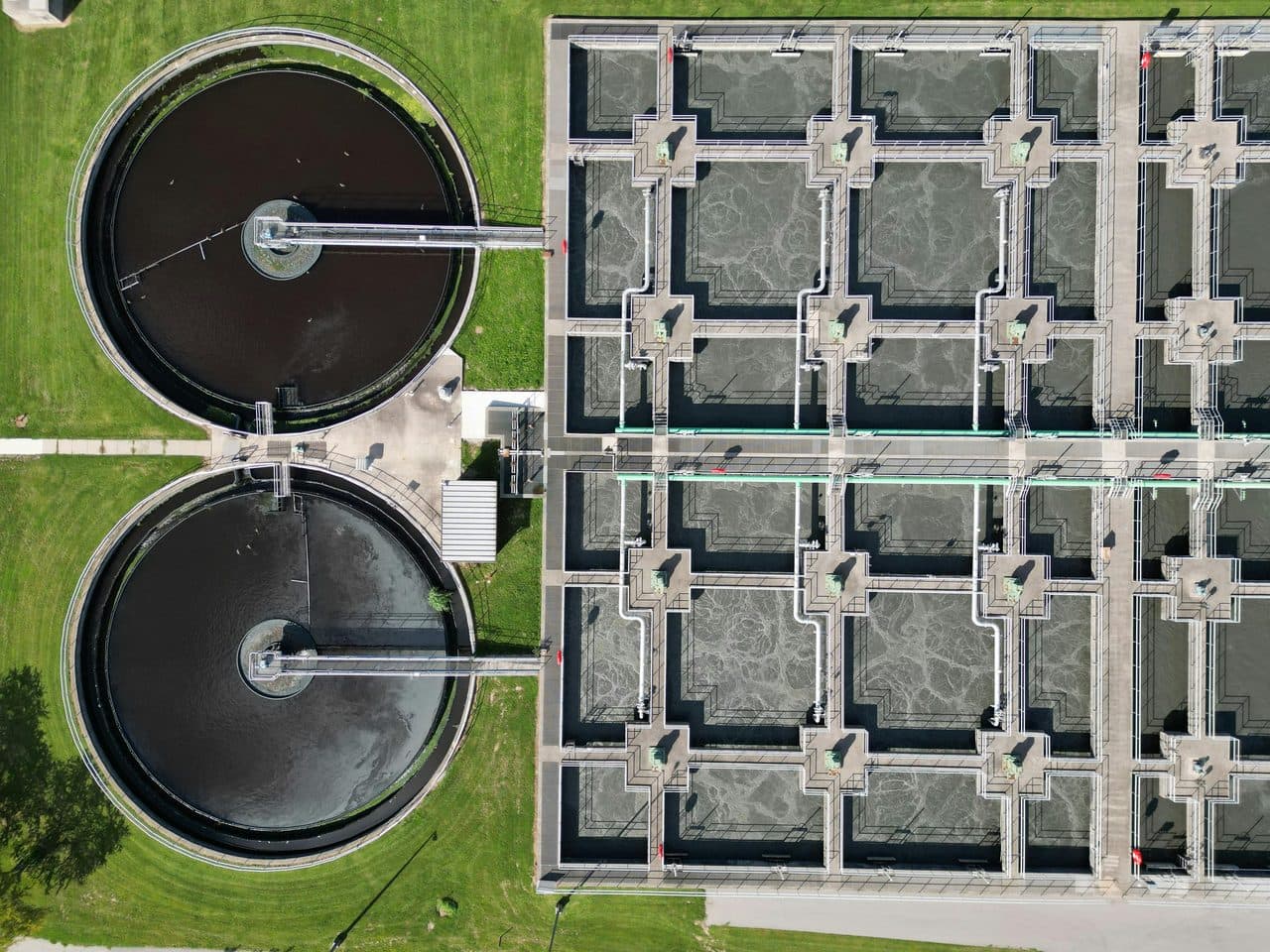 Municipal Water Treatment Plant — Cable Tray & Handrail System