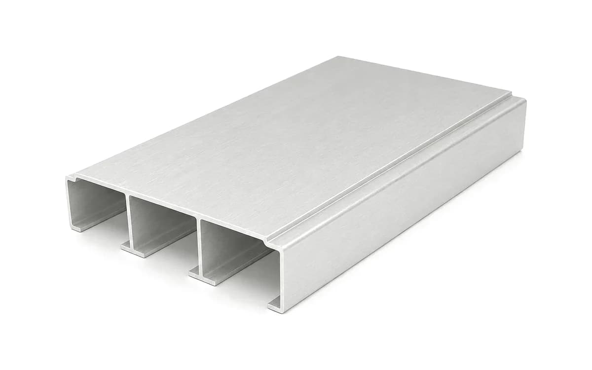 Closed-profile pultruded FRP deck panel with internal webs