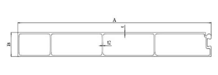 Plate 04 pultruded fiberglass plate section drawing