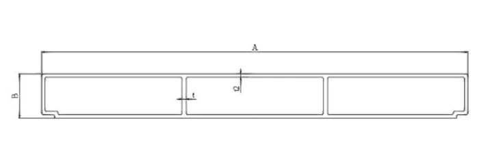 Plate 12 pultruded fiberglass plate section drawing
