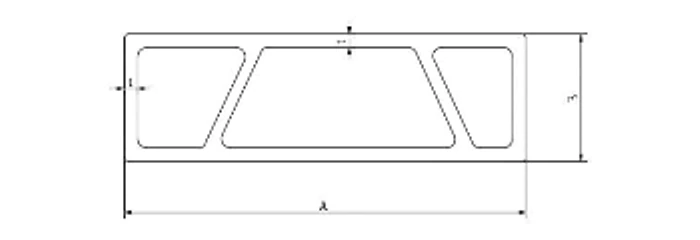 Plate 19 pultruded fiberglass plate section drawing