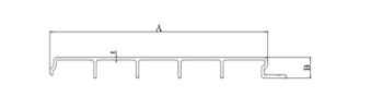 Profile 05 structural FRP deck panel section drawing