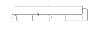 Profile 10 structural FRP deck panel section drawing