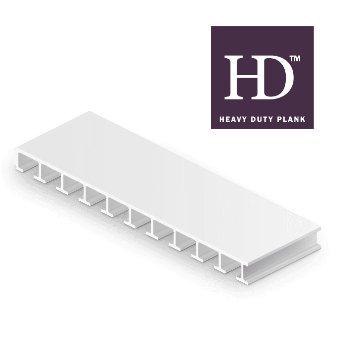 FRP plank grating for industrial processing plant walkways and platforms