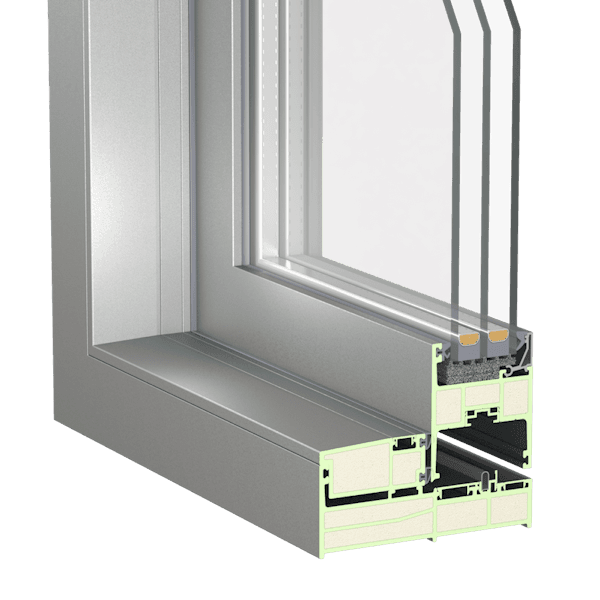 FRP sliding window and door frame profile detail