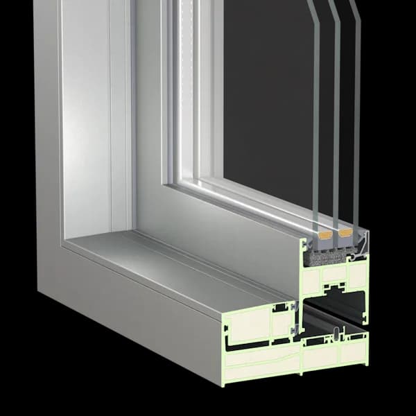 FRP sliding window and door frame profile detail