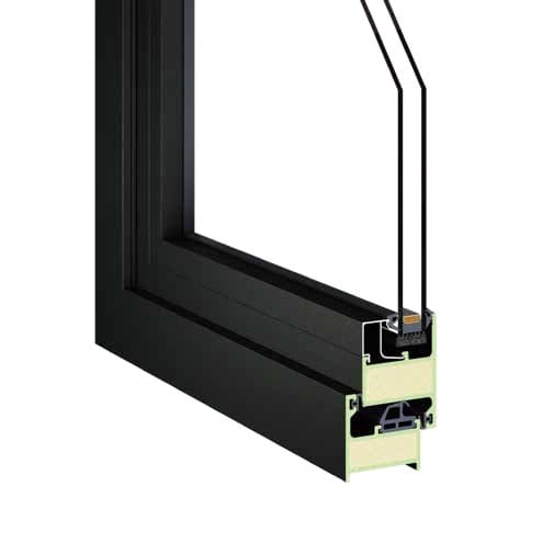 50 Series Window System corner assembly